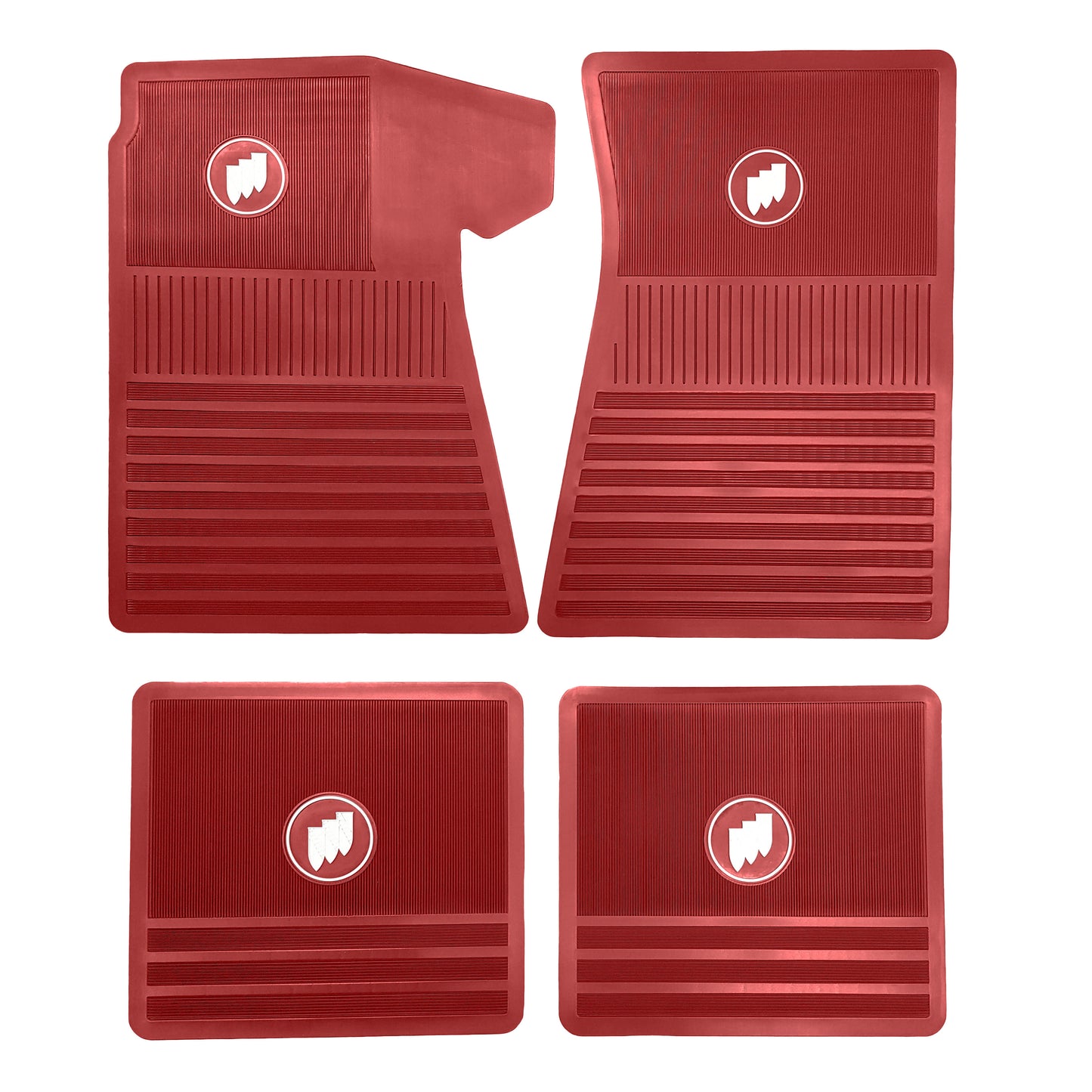 64-72 BUICK 'ORIGINAL REPRODUCTION' FLOOR MATS - RED