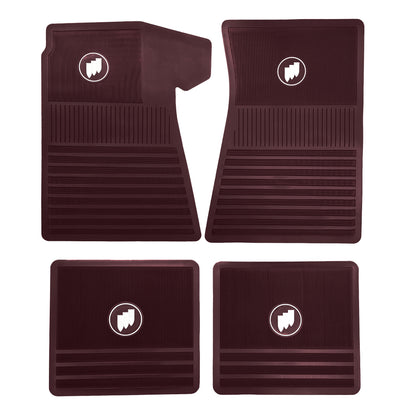 64-72 BUICK 'ORIGINAL REPRODUCTION' FLOOR MATS - MAROON