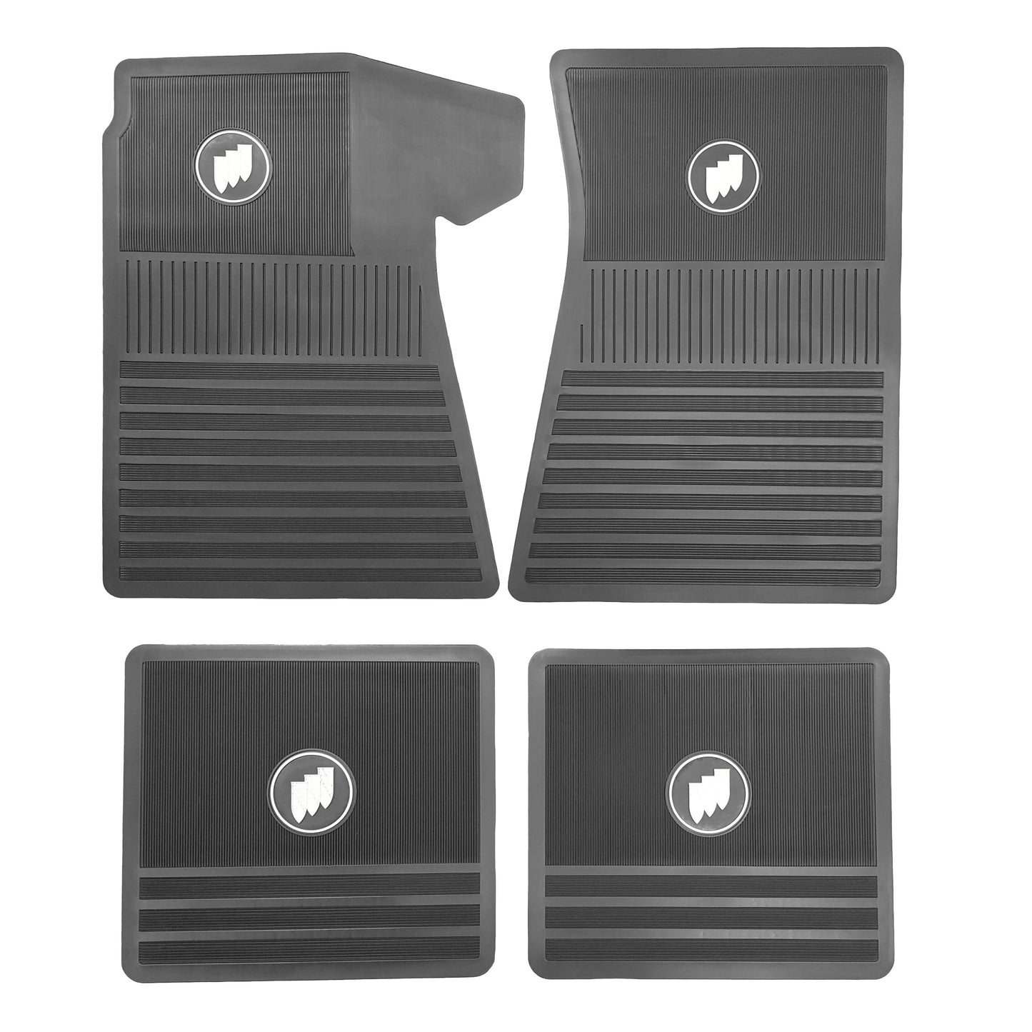 64-72 BUICK 'ORIGINAL REPRODUCTION' FLOOR MATS - GRAY