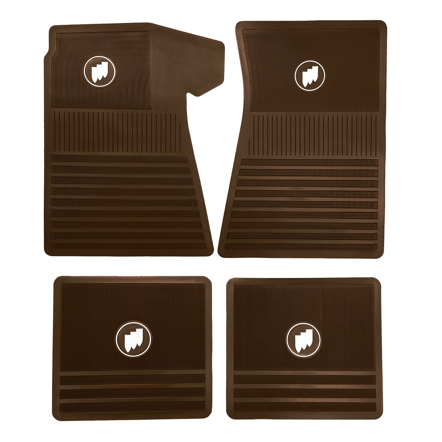 64-72 BUICK 'ORIGINAL REPRODUCTION' FLOOR MATS - BROWN