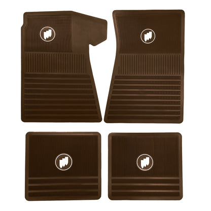 64-72 BUICK 'ORIGINAL REPRODUCTION' FLOOR MATS - BROWN