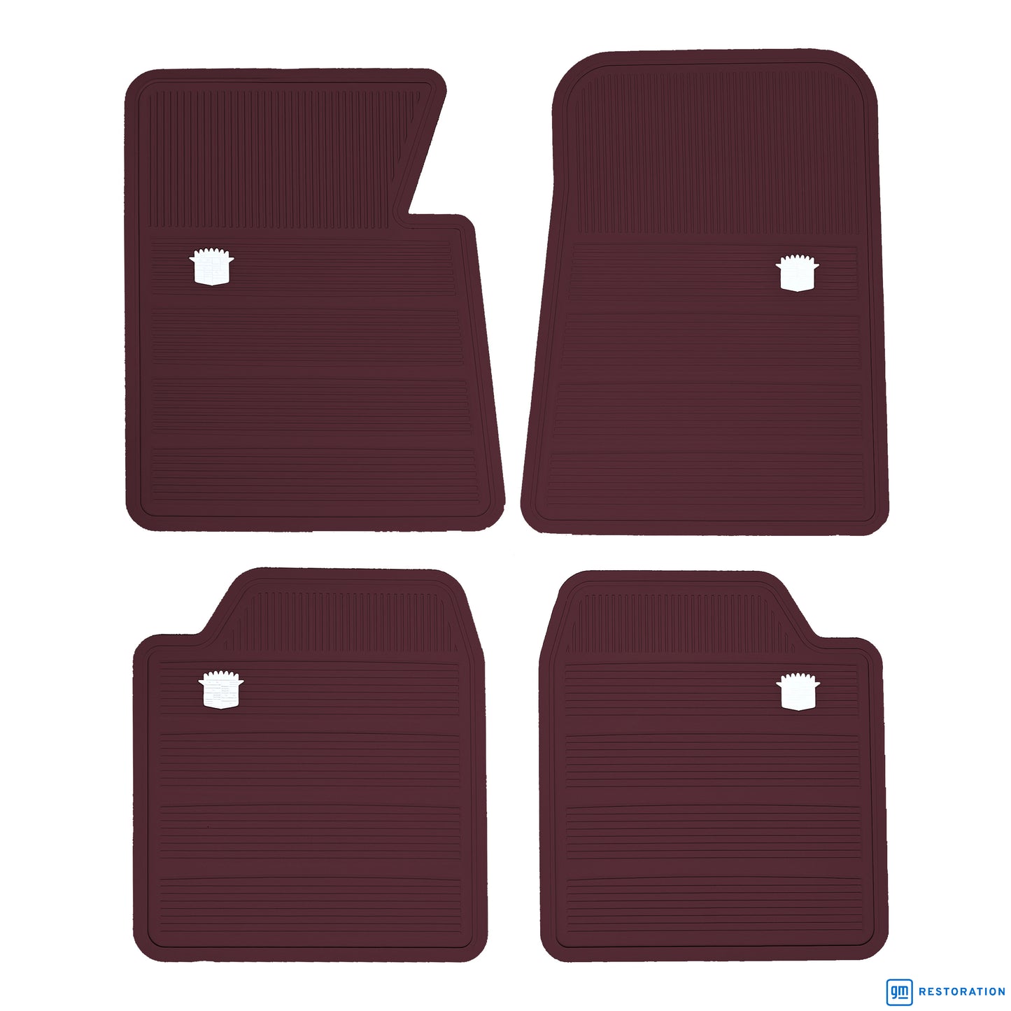 65-70 CADILLAC 'ORIGINAL REPRODUCTION' FLOOR MATS- MAROON