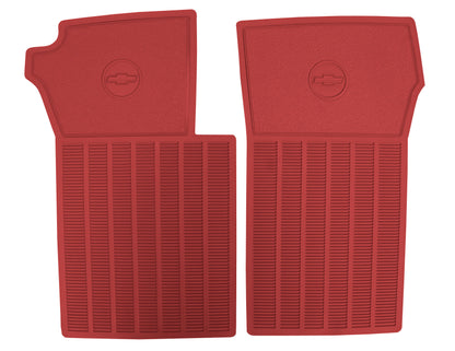 63-67 CORVETTE 'ORIGINAL REPRODUCTION' FLOOR MATS- RED