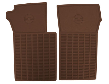 63-67 CORVETTE 'ORIGINAL REPRODUCTION' FLOOR MATS- SADDLE
