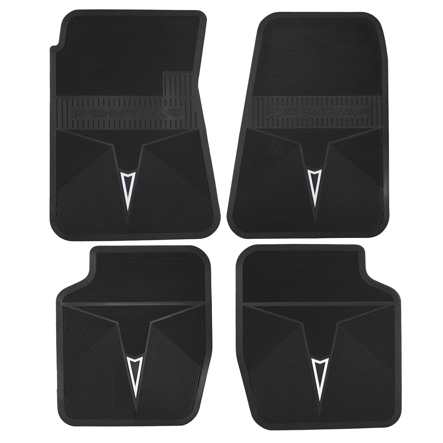 66-67 PONTIAC GTO/LEMANS/TEMPEST 'ORIGINAL REPRODUCTION' FLOOR MATS - BLACK