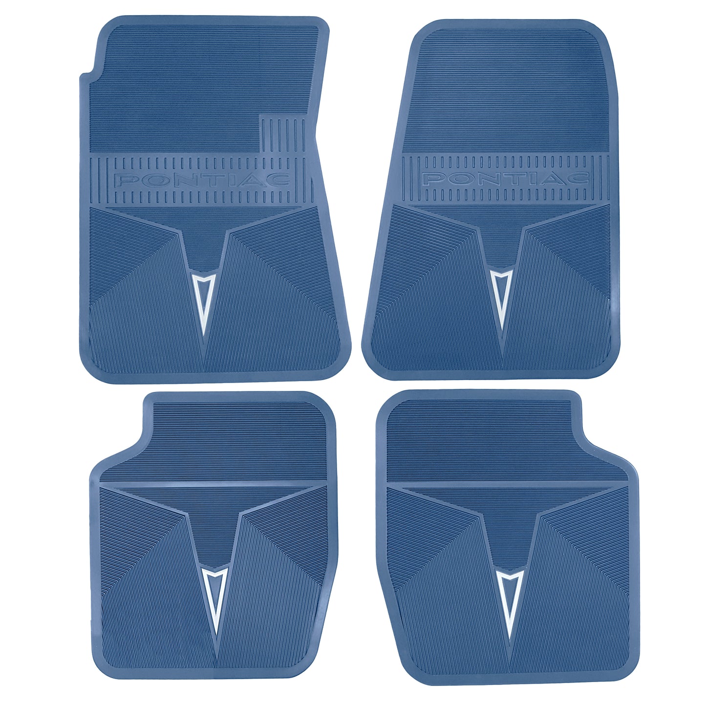 66-67 PONTIAC GTO/LEMANS/TEMPEST 'ORIGINAL REPRODUCTION' FLOOR MATS - MEDIUM BLUE