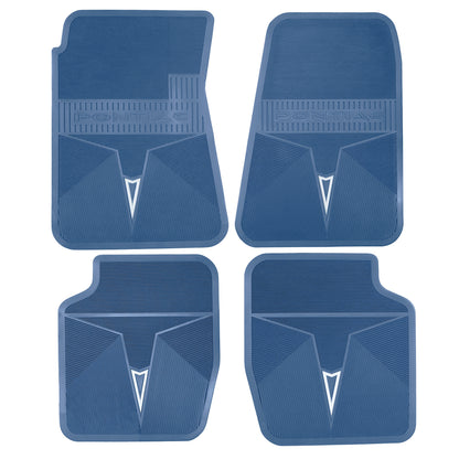66-67 PONTIAC GTO/LEMANS/TEMPEST 'ORIGINAL REPRODUCTION' FLOOR MATS - MEDIUM BLUE