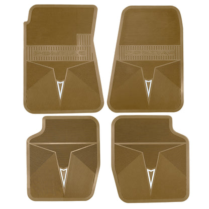 66-67 PONTIAC GTO/LEMANS/TEMPEST 'ORIGINAL REPRODUCTION' FLOOR MATS - DARK GOLD