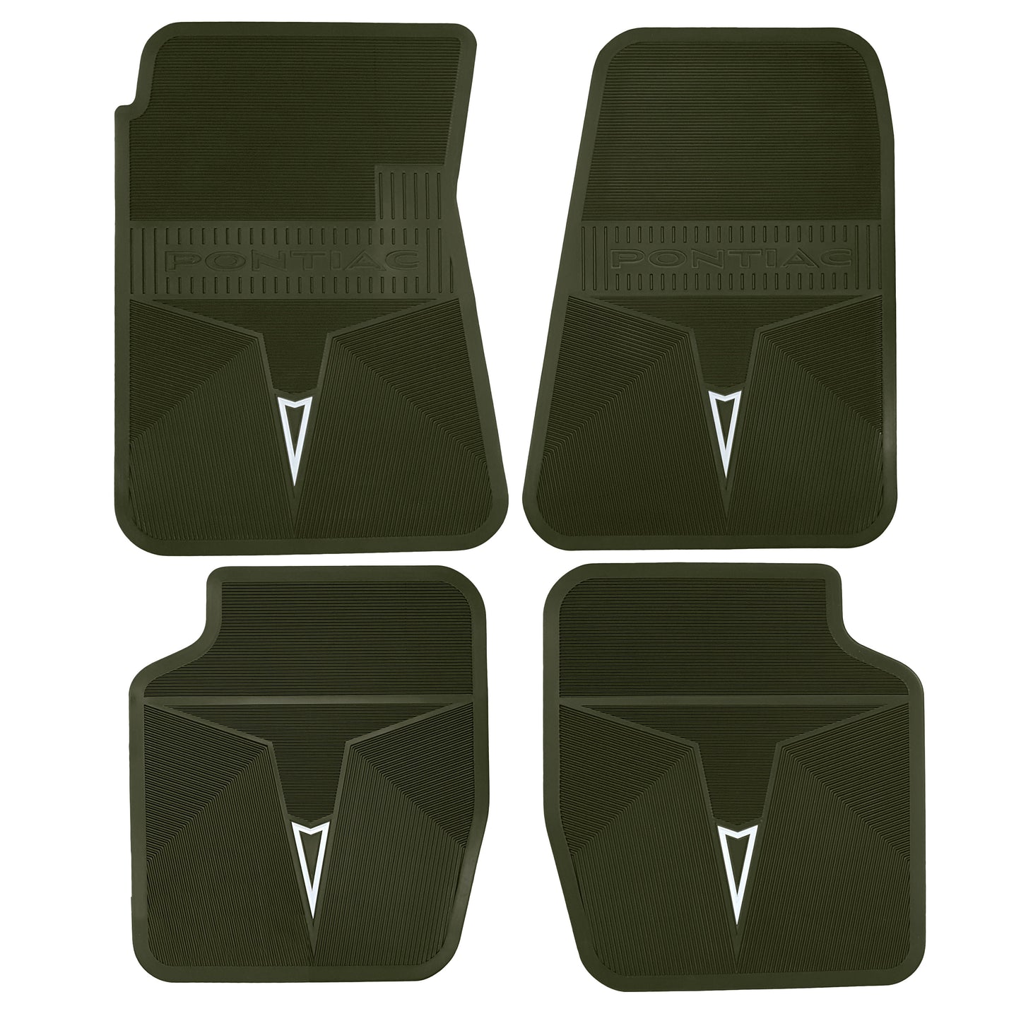 66-67 PONTIAC GTO/LEMANS/TEMPEST 'ORIGINAL REPRODUCTION' FLOOR MATS - GREEN