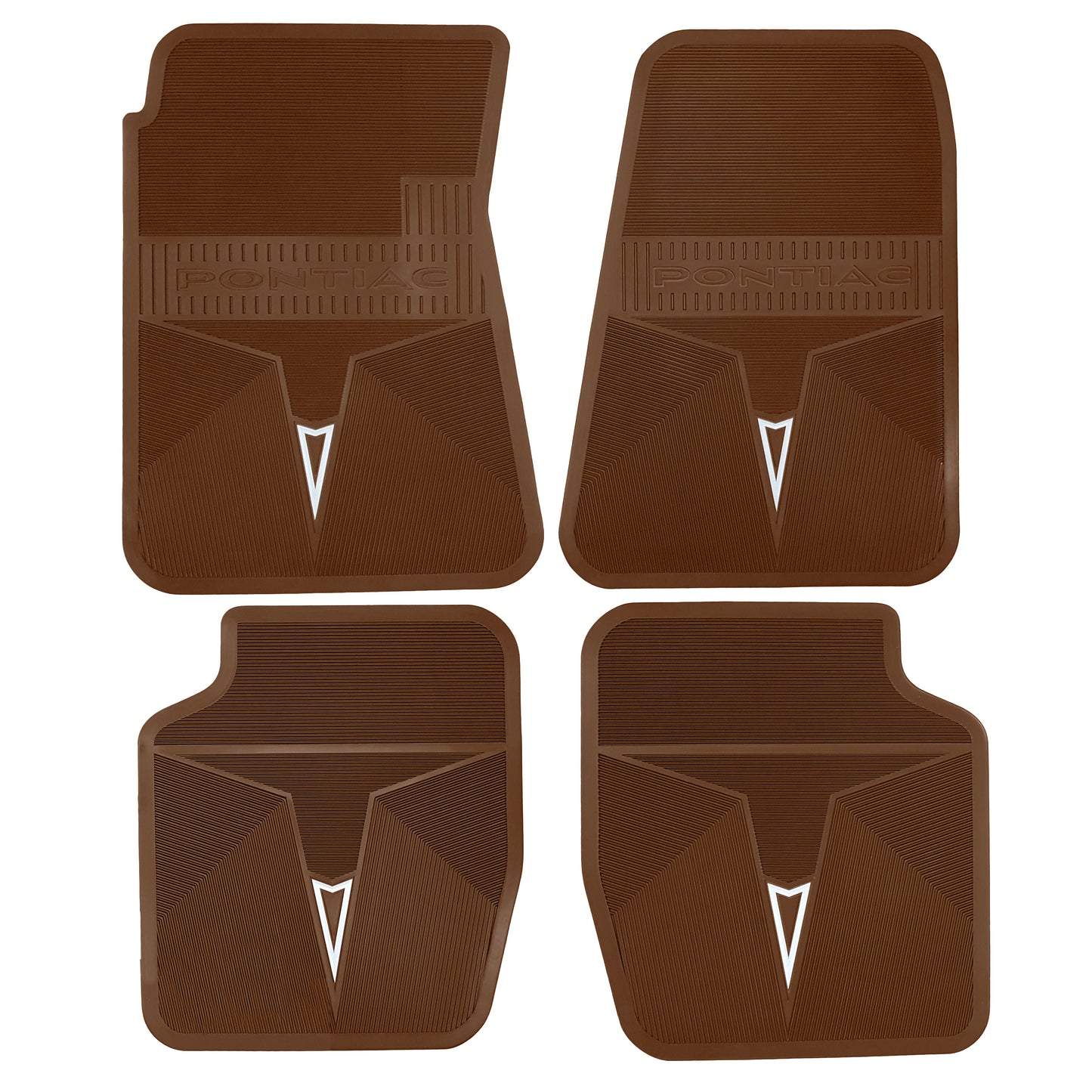 66-67 PONTIAC GTO/LEMANS/TEMPEST 'ORIGINAL REPRODUCTION' FLOOR MATS - SADDLE