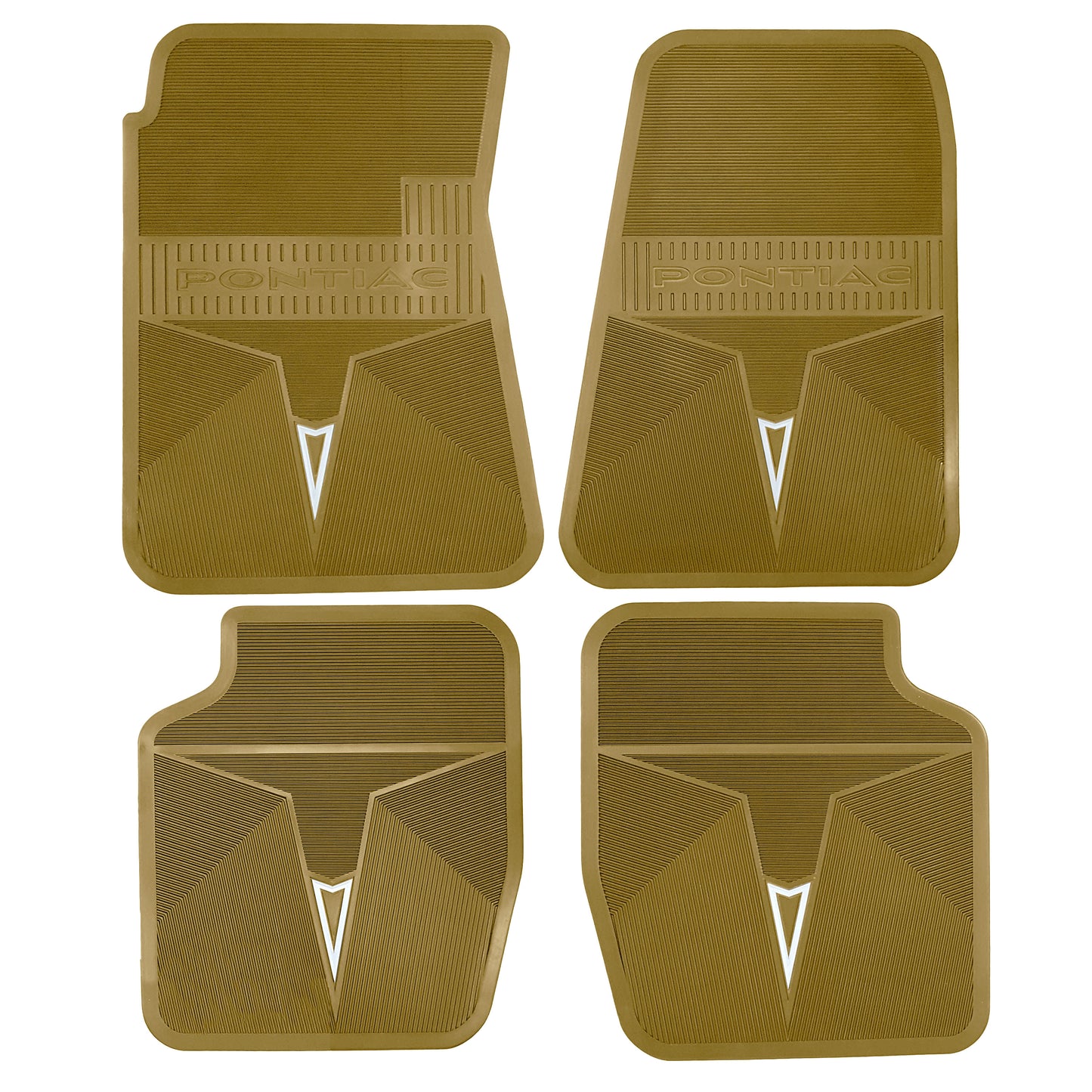 66-67 PONTIAC GTO/LEMANS/TEMPEST 'ORIGINAL REPRODUCTION' FLOOR MATS - GOLD