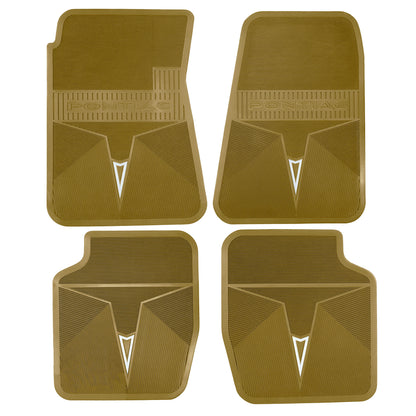 66-67 PONTIAC GTO/LEMANS/TEMPEST 'ORIGINAL REPRODUCTION' FLOOR MATS - GOLD