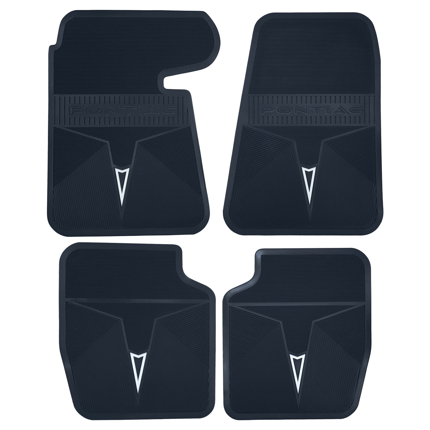 66-67 PONTIAC BONNEVILLE/CATALINA/GRAND PRIX ORIGINAL REPRODUCTION' FLOOR MATS - DARK BLUE