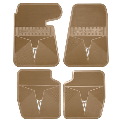 66-67 PONTIAC BONNEVILLE/CATALINA/GRAND PRIX ORIGINAL REPRODUCTION' FLOOR MATS - TAN