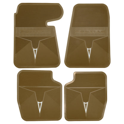 66-67 PONTIAC BONNEVILLE/CATALINA/GRAND PRIX ORIGINAL REPRODUCTION' FLOOR MATS - DARK GOLD