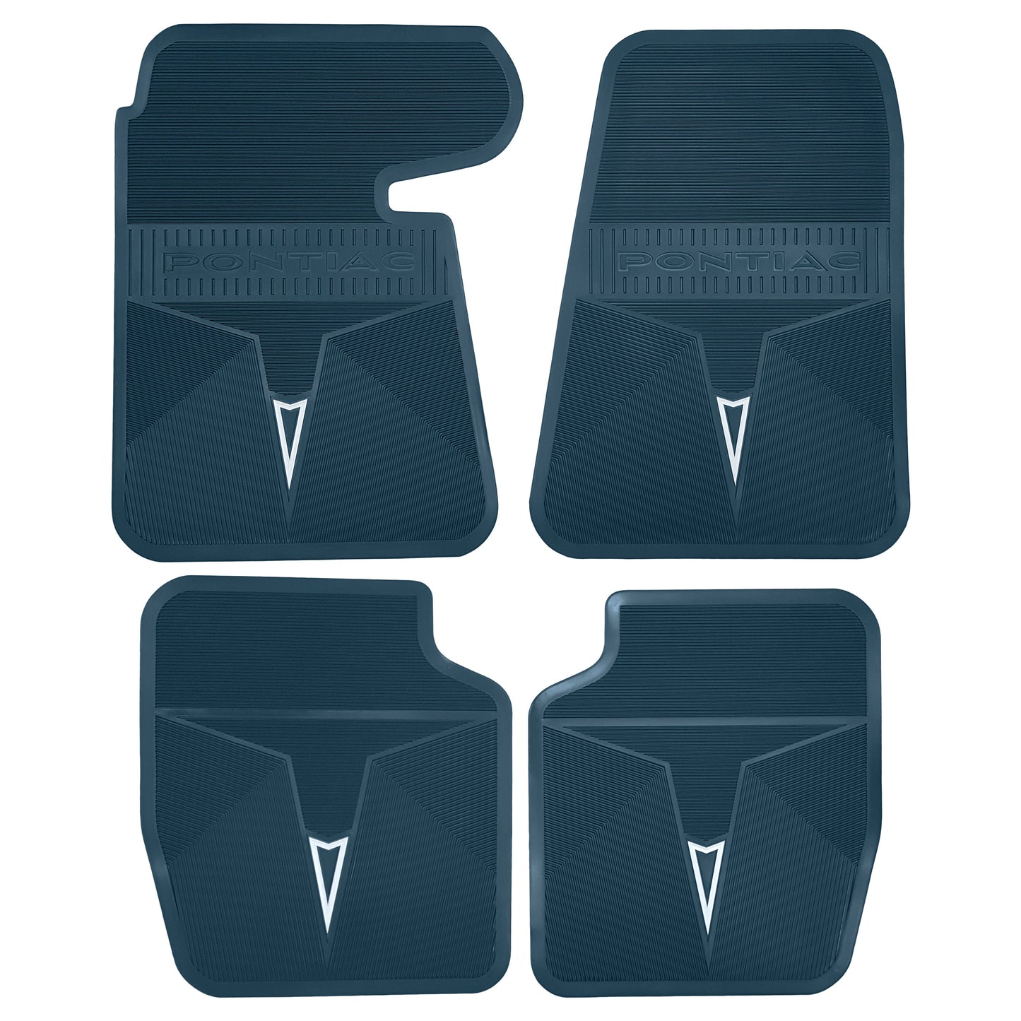 66-67 PONTIAC BONNEVILLE/CATALINA/GRAND PRIX ORIGINAL REPRODUCTION' FLOOR MATS - TURQUOISE