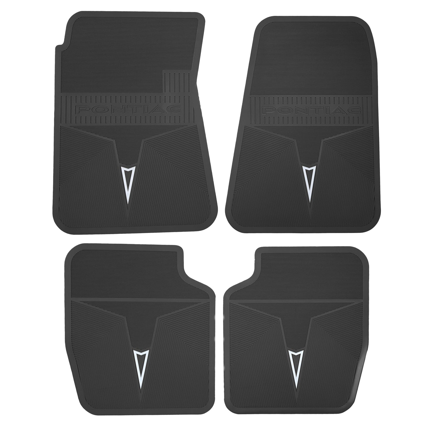 68-70 PONTIAC GTO/LEMANS/TEMPEST & 69-70 GRAND PRIX 'ORIGINAL REPRODUCTION' FLOOR MATS - BLACK