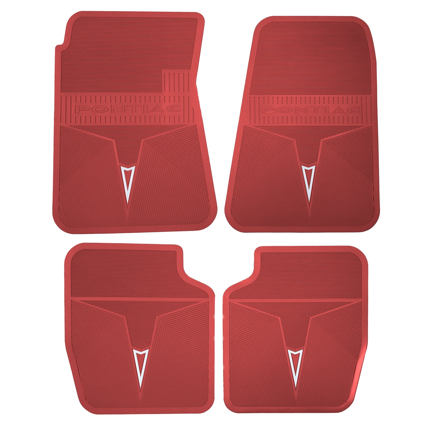 68-70 PONTIAC GTO/LEMANS/TEMPEST & 69-70 GRAND PRIX 'ORIGINAL REPRODUCTION' FLOOR MATS - RED