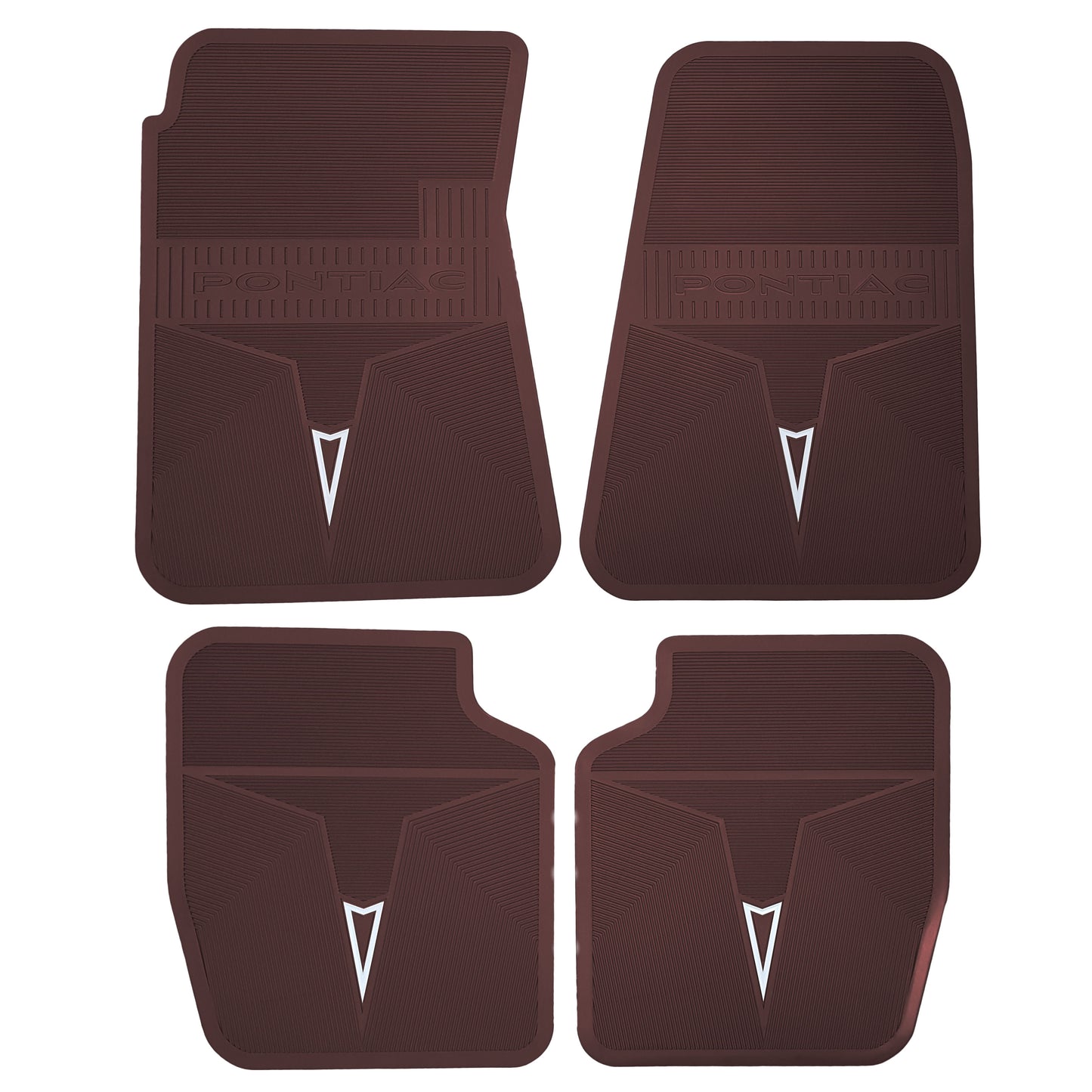 68-70 PONTIAC GTO/LEMANS/TEMPEST & 69-70 GRAND PRIX 'ORIGINAL REPRODUCTION' FLOOR MATS - MAROON