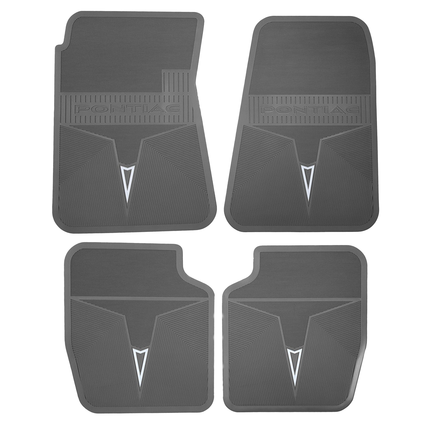 68-70 PONTIAC GTO/LEMANS/TEMPEST & 69-70 GRAND PRIX 'ORIGINAL REPRODUCTION' FLOOR MATS - GRAY