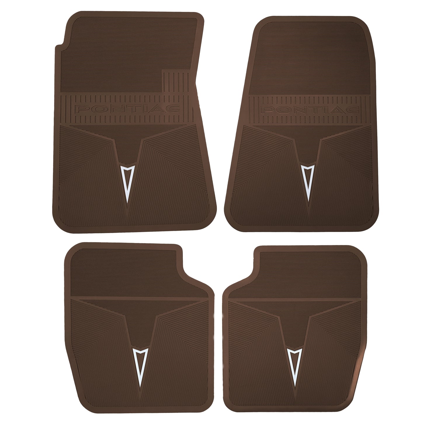 68-70 PONTIAC GTO/LEMANS/TEMPEST & 69-70 GRAND PRIX 'ORIGINAL REPRODUCTION' FLOOR MATS - BROWN