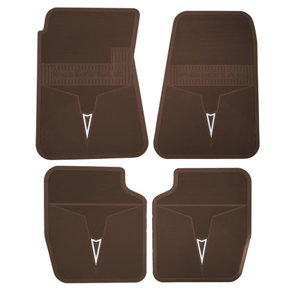 68-70 PONTIAC GTO/LEMANS/TEMPEST & 69-70 GRAND PRIX 'ORIGINAL REPRODUCTION' FLOOR MATS - BROWN