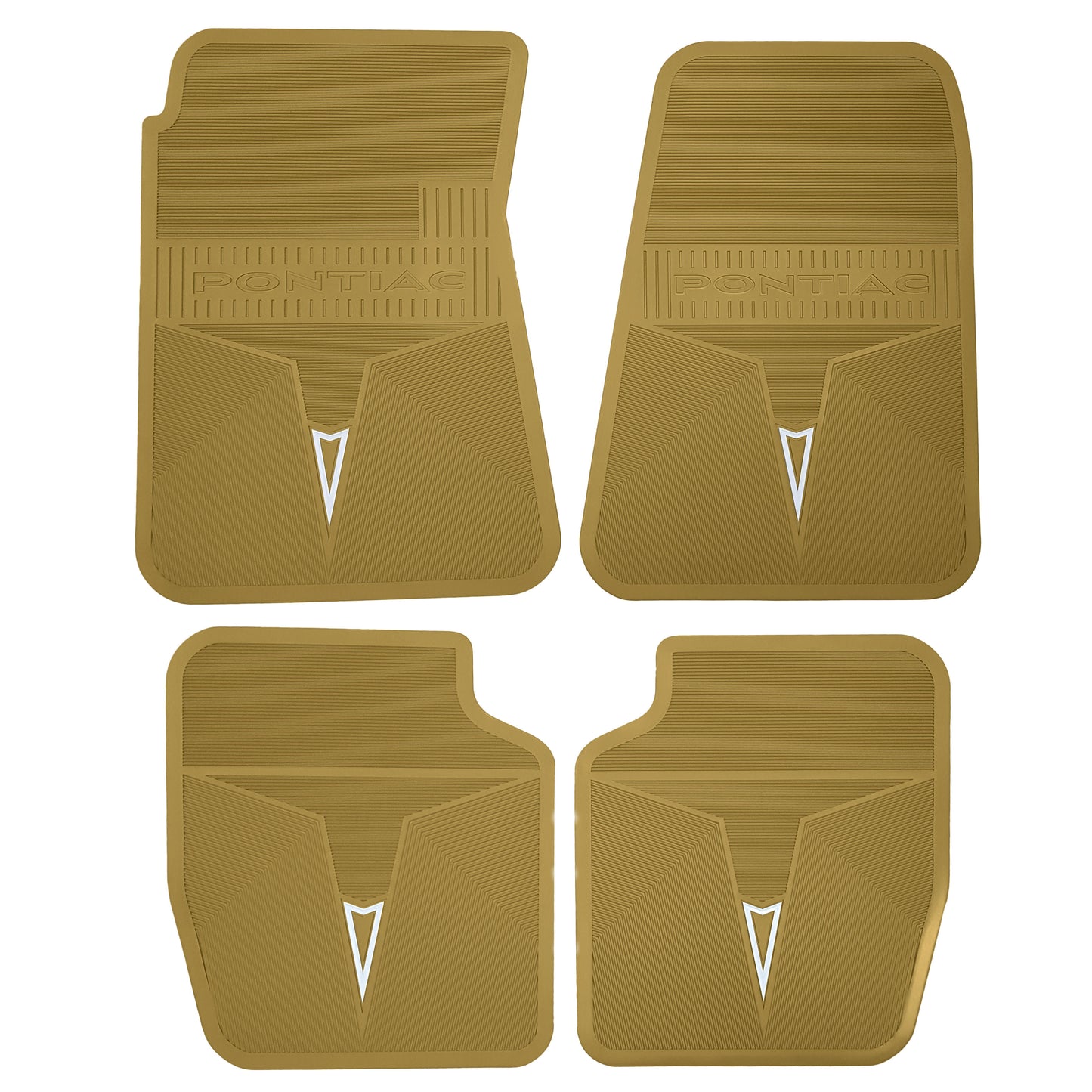 68-70 PONTIAC GTO/LEMANS/TEMPEST & 69-70 GRAND PRIX 'ORIGINAL REPRODUCTION' FLOOR MATS - GOLD