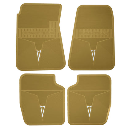 68-70 PONTIAC GTO/LEMANS/TEMPEST & 69-70 GRAND PRIX 'ORIGINAL REPRODUCTION' FLOOR MATS - GOLD