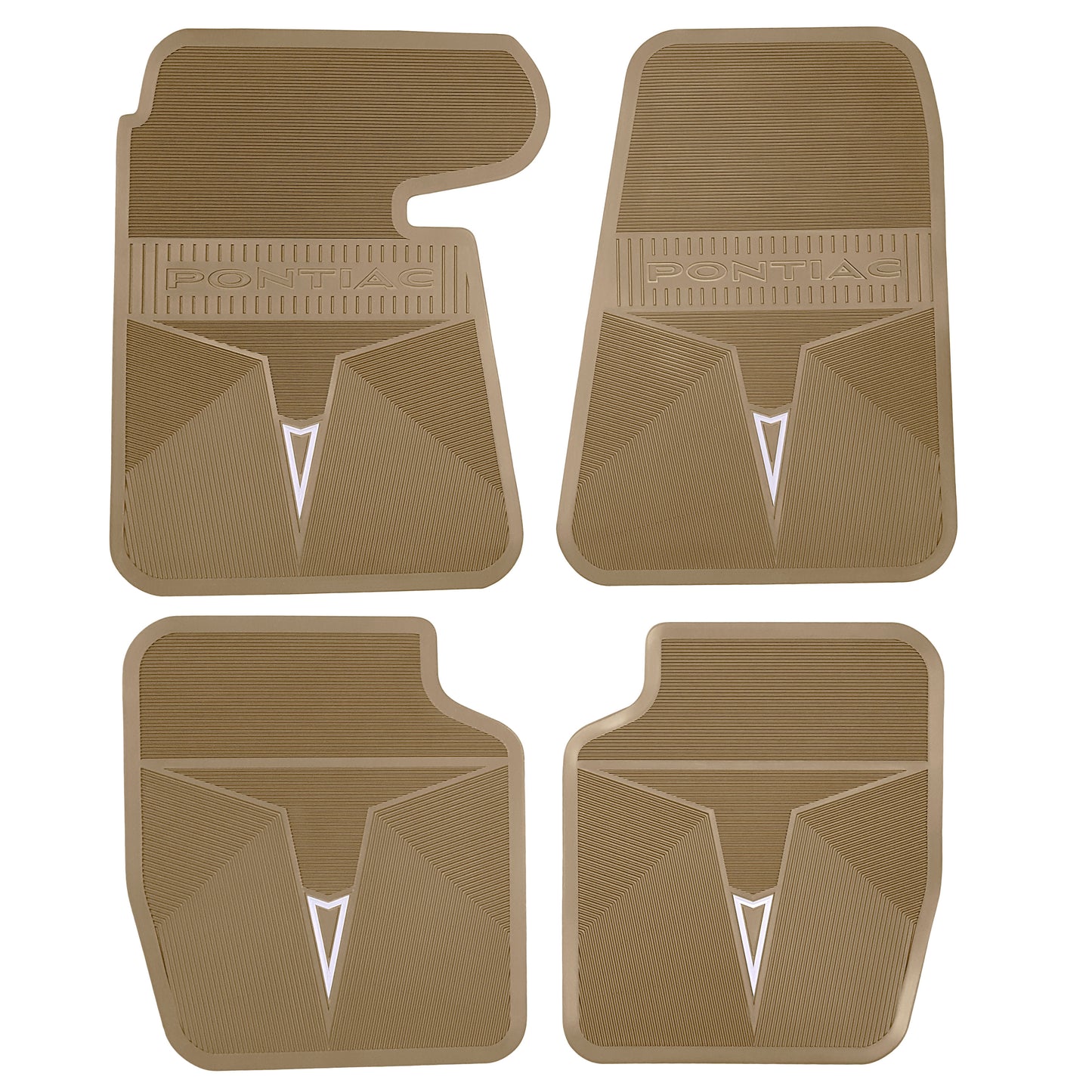 68-70 PONTIAC BONNEVILLE/CATALINA & 68 GRAND PRIX ORIGINAL REPRODUCTION' FLOOR MATS - TAN