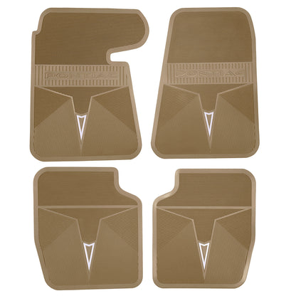 68-70 PONTIAC BONNEVILLE/CATALINA & 68 GRAND PRIX ORIGINAL REPRODUCTION' FLOOR MATS - TAN