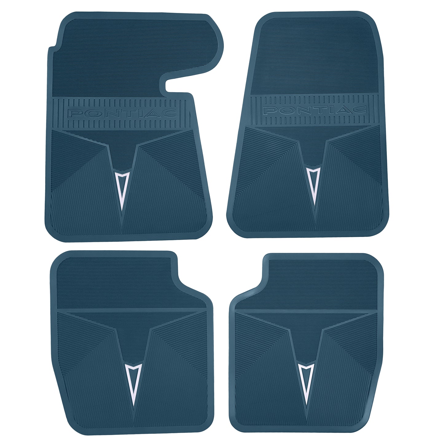 68-70 PONTIAC BONNEVILLE/CATALINA & 68 GRAND PRIX ORIGINAL REPRODUCTION' FLOOR MATS - TURQUOISE