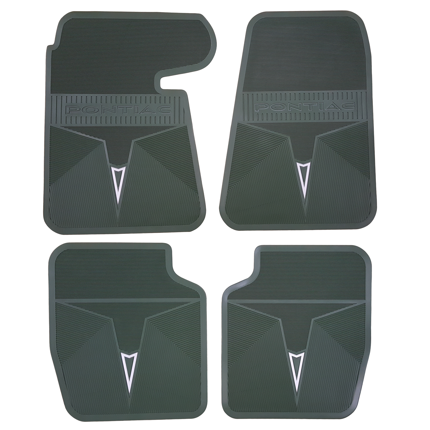 68-70 PONTIAC BONNEVILLE/CATALINA & 68 GRAND PRIX ORIGINAL REPRODUCTION' FLOOR MATS - GREEN