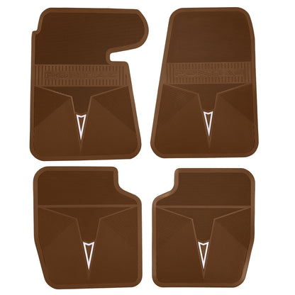 68-70 PONTIAC BONNEVILLE/CATALINA & 68 GRAND PRIX ORIGINAL REPRODUCTION' FLOOR MATS - SADDLE