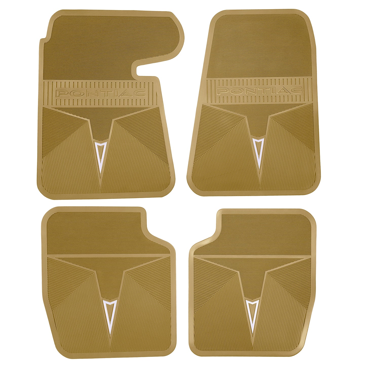 68-70 PONTIAC BONNEVILLE/CATALINA & 68 GRAND PRIX ORIGINAL REPRODUCTION' FLOOR MATS - GOLD