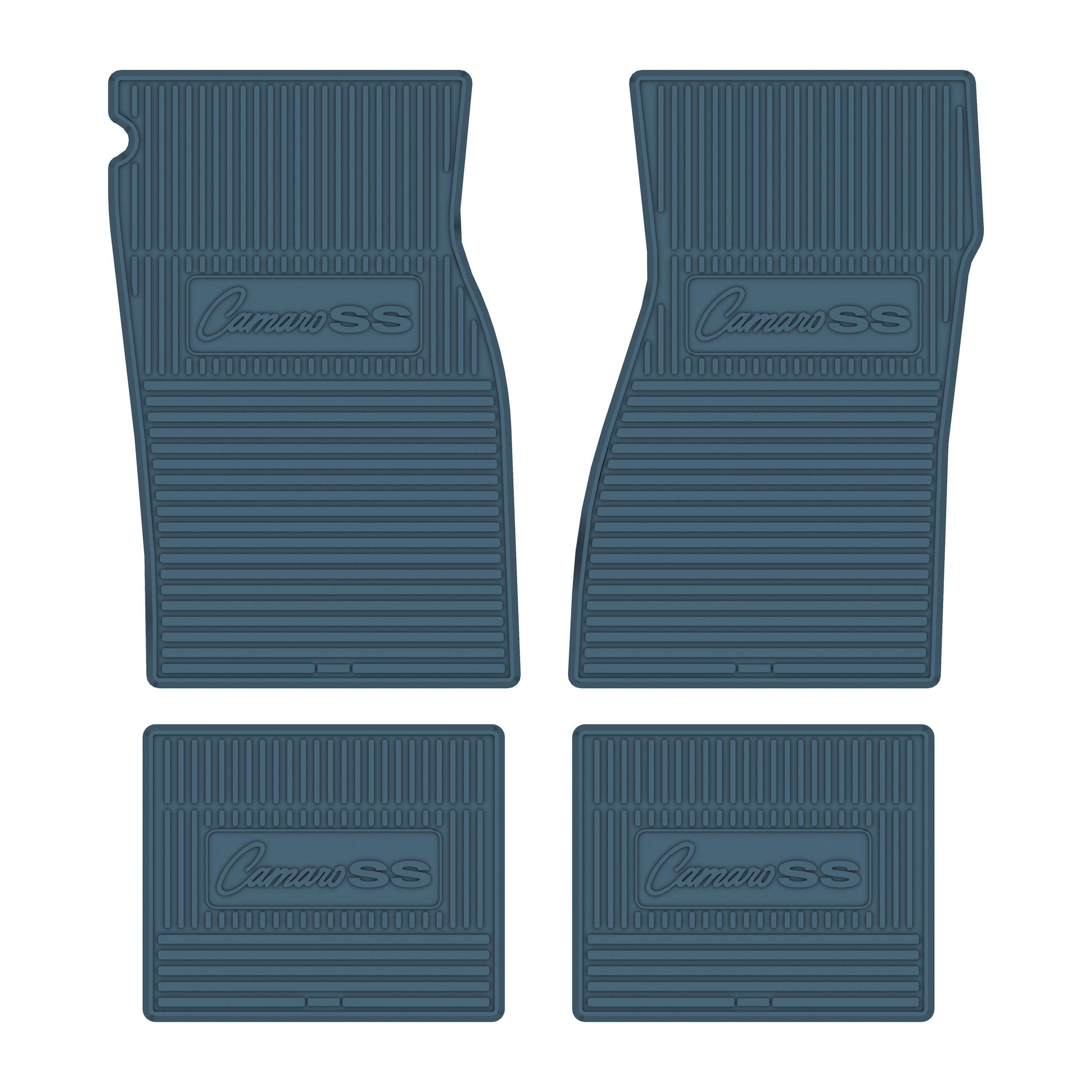 1967-1969 Chevrolet 'Camaro SS' Floor Mats - Medium Blue - Legendary ...