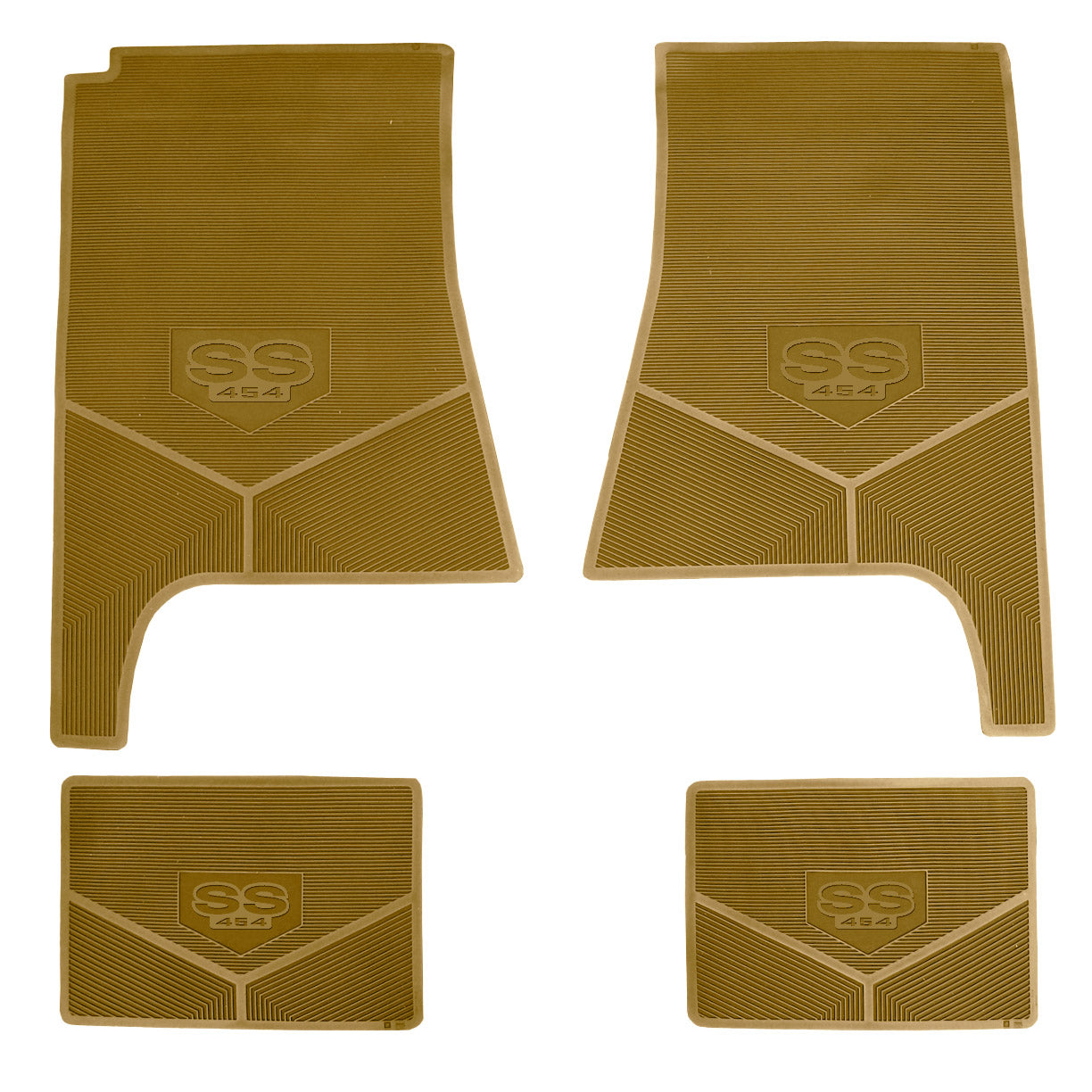 68-72 CHEVROLET CHEVELLE 'SS 396' FLOOR MATS - GOLD