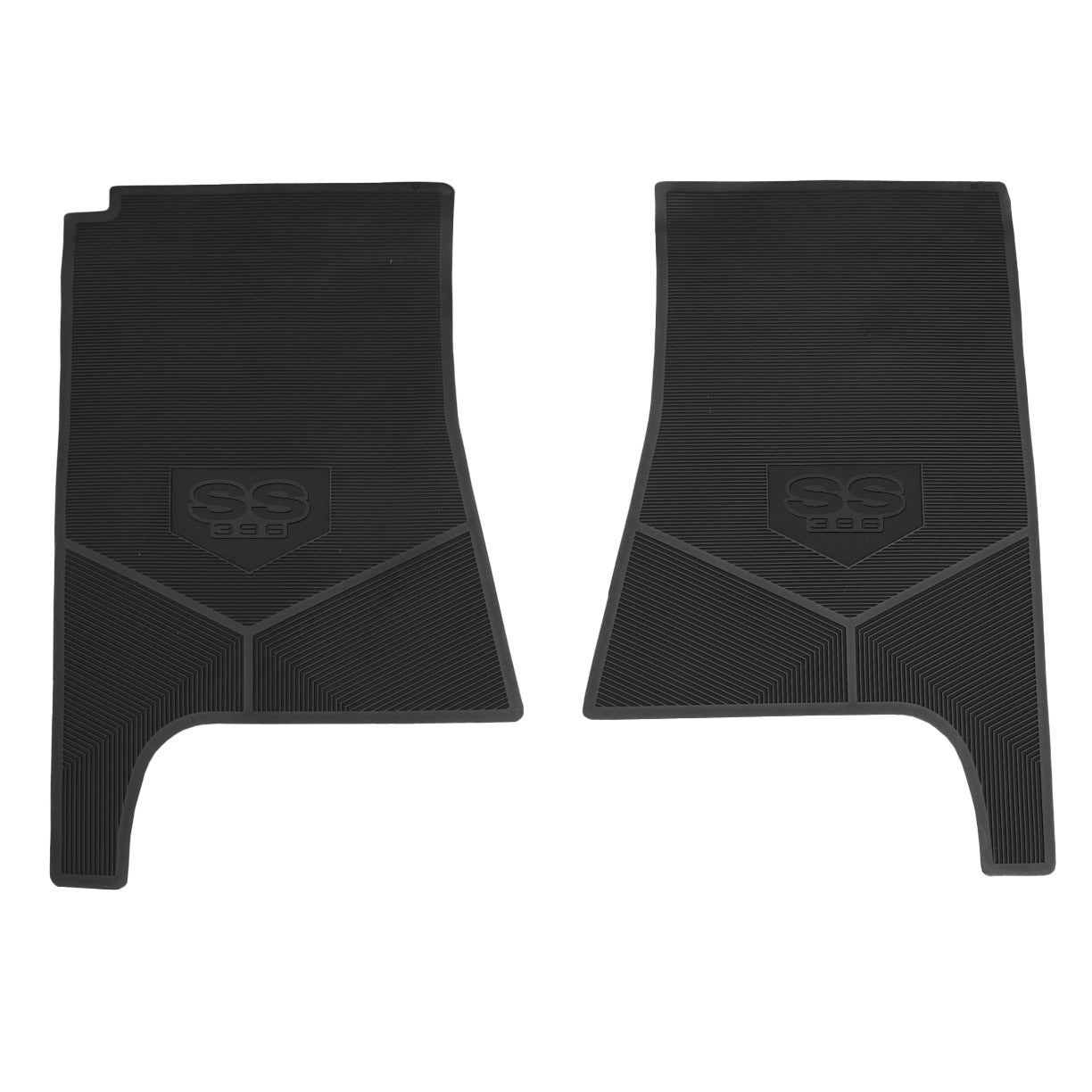 68-72 CHEVROLET EL CAMINO 'SS 396' FLOOR MATS - BLACK