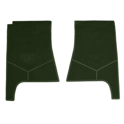 70-72 CHEVROLET EL CAMINO 'SS 454' FLOOR MATS - GREEN
