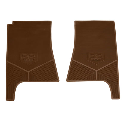70-72 CHEVROLET CHEVELLE 'SS 454' FLOOR MATS - SADDLE