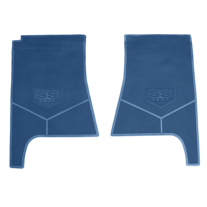 70-72 CHEVROLET EL CAMINO 'SS 454' FLOOR MATS - MEDIUM BLUE