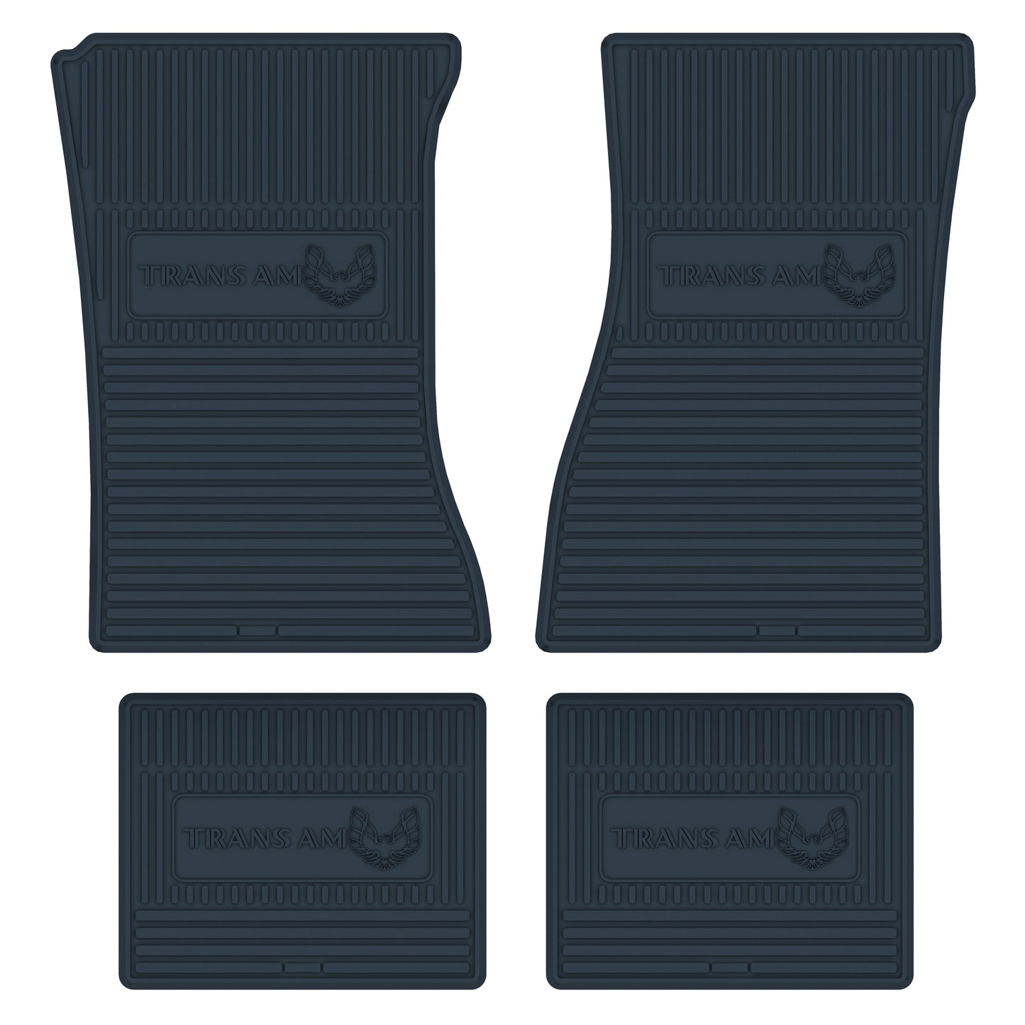 73-74 PONTIAC 'TRANS-AM' FLOOR MATS - DARK BLUE