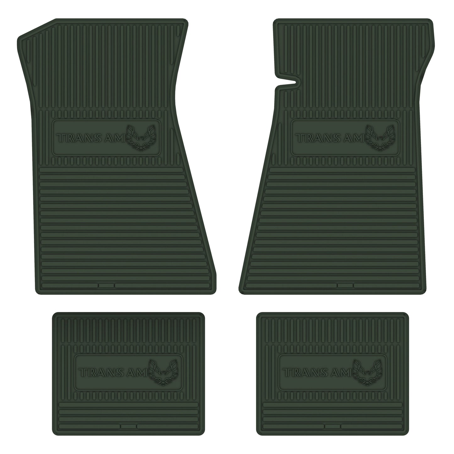 75-78 PONTIAC 'TRANS-AM' FLOOR MATS - GREEN