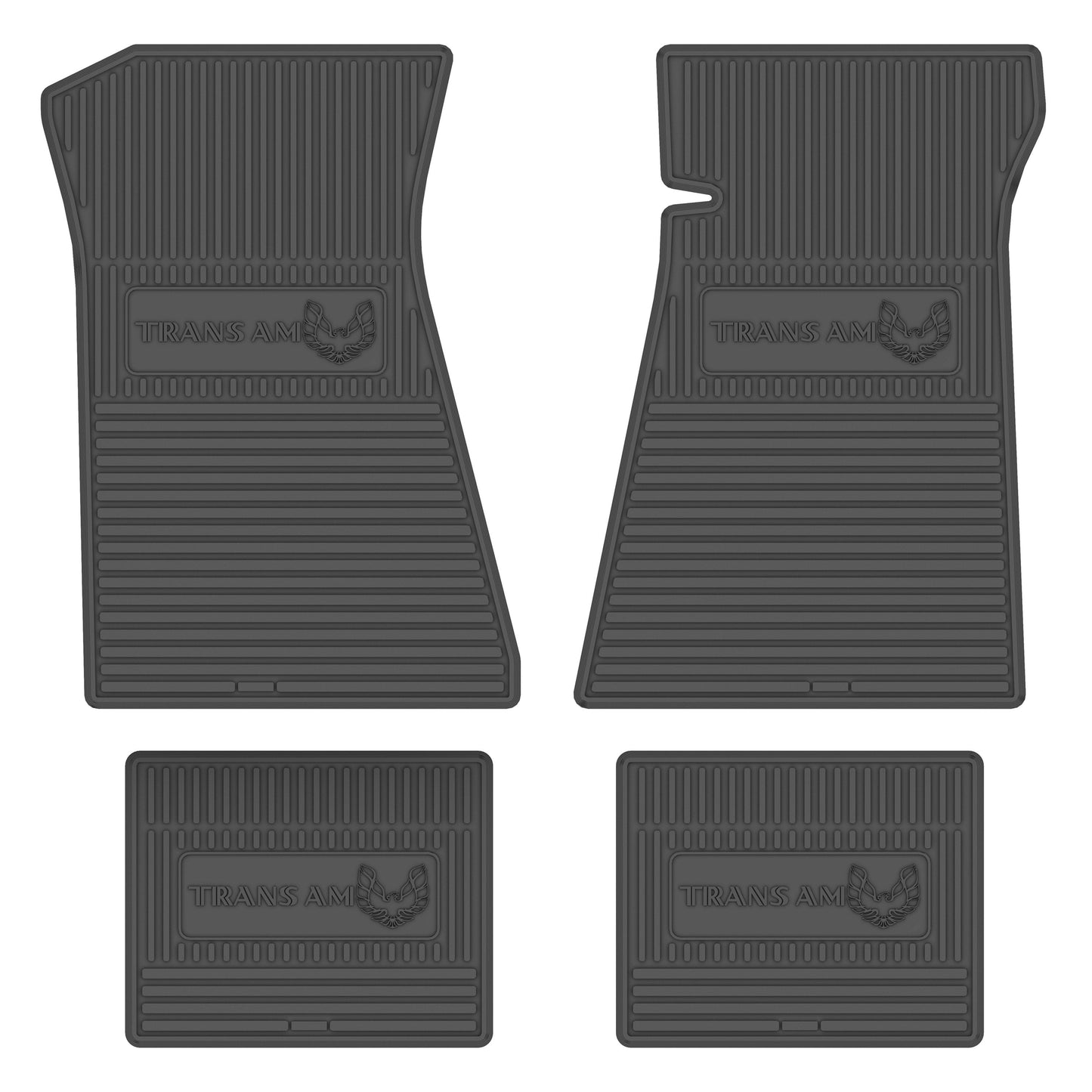 75-78 PONTIAC 'TRANS-AM' FLOOR MATS - GRAY