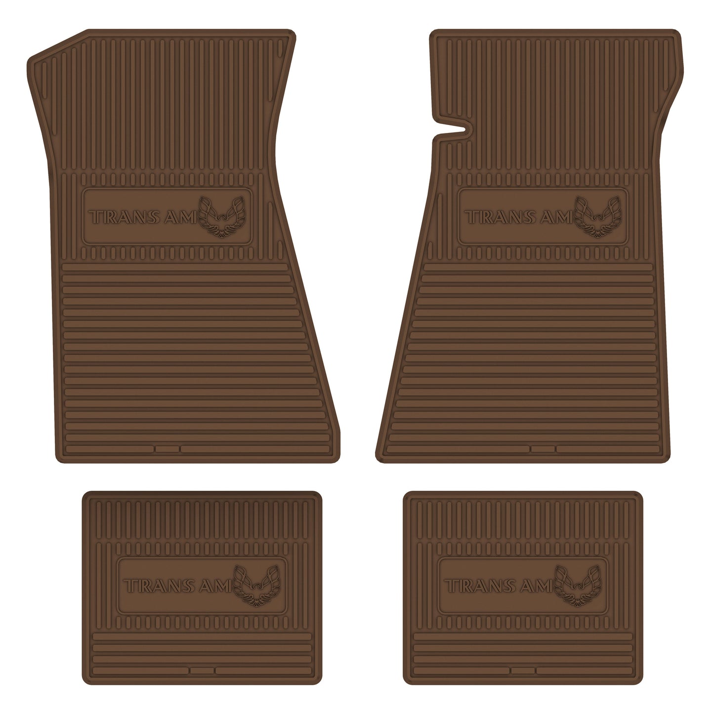 75-78 PONTIAC 'TRANS-AM' FLOOR MATS - SADDLE