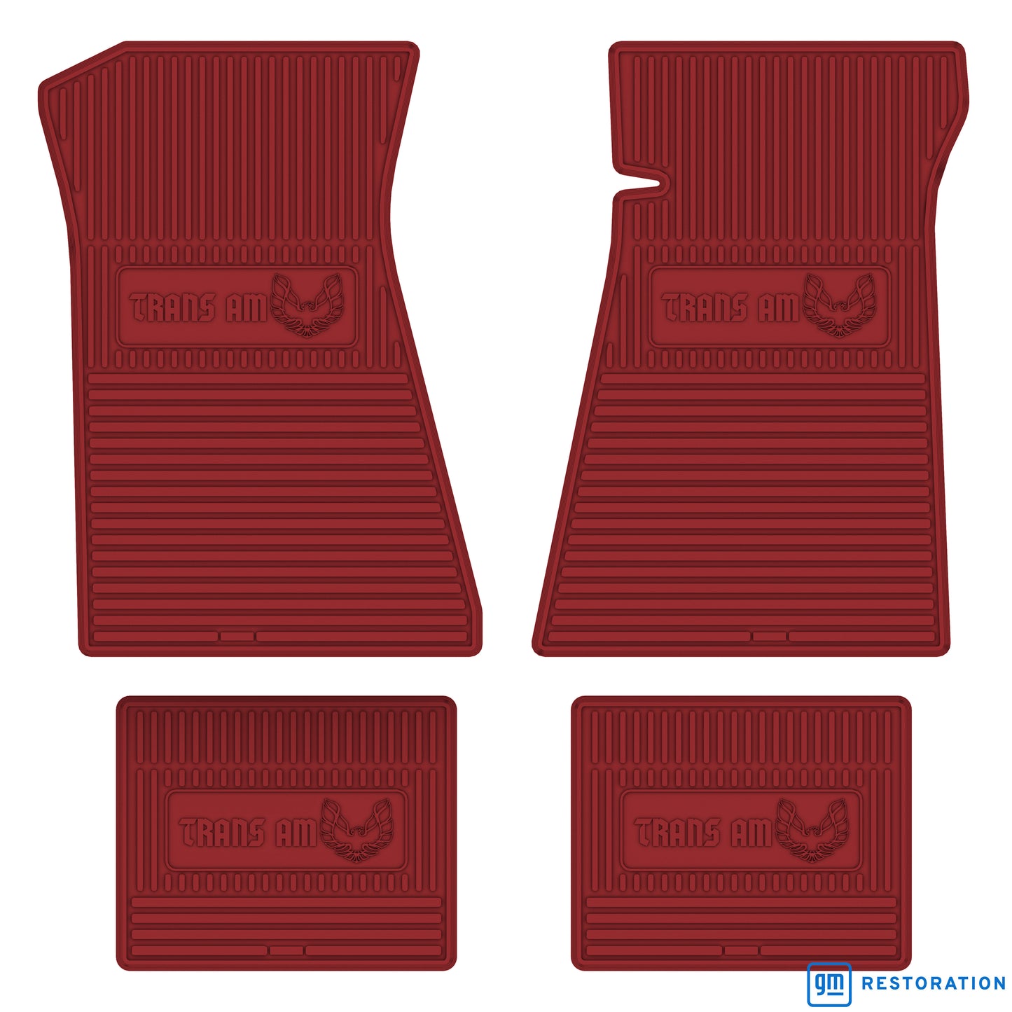 76-78 PONTIAC 'TRANS-AM BANDIT' FLOOR MATS - RED