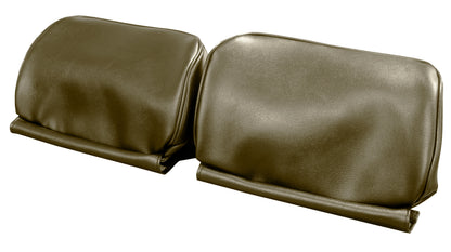 66 GM A-BODY BUCKET SEAT 'NON-ORIGINAL' HEADREST COVERS - BRONZE