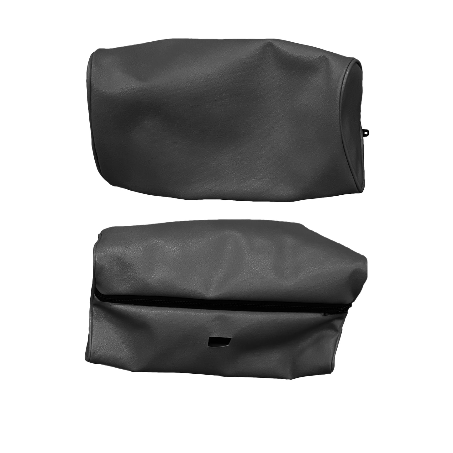 69 JAVELIN/AMX 'ZIPPERED' HEADREST COVERS - CHARCOAL