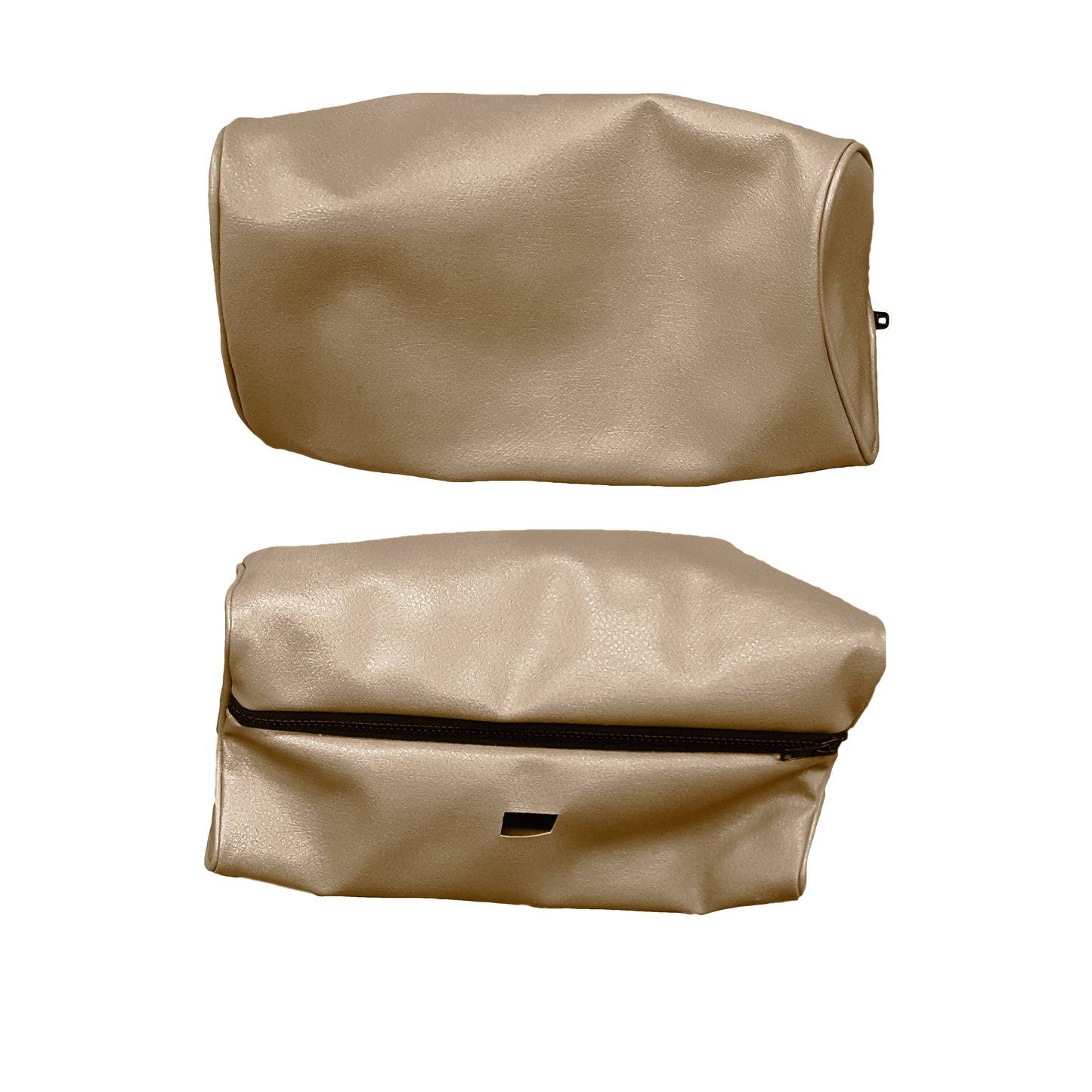 69 JAVELIN/AMX 'ZIPPERED' HEADREST COVERS - BEIGE