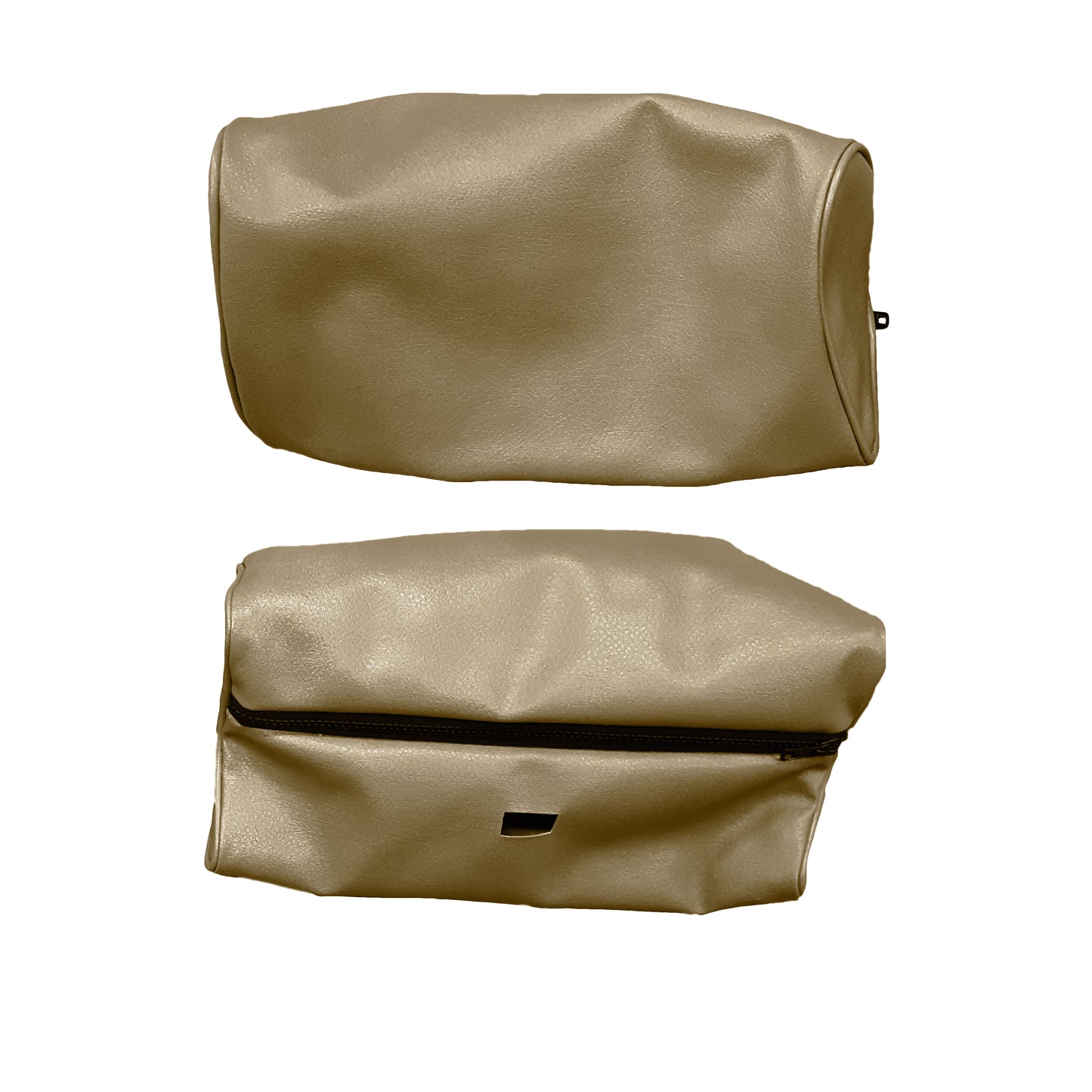 68 JAVELIN/AMX 'ZIPPERED' HEADREST COVERS - TAN
