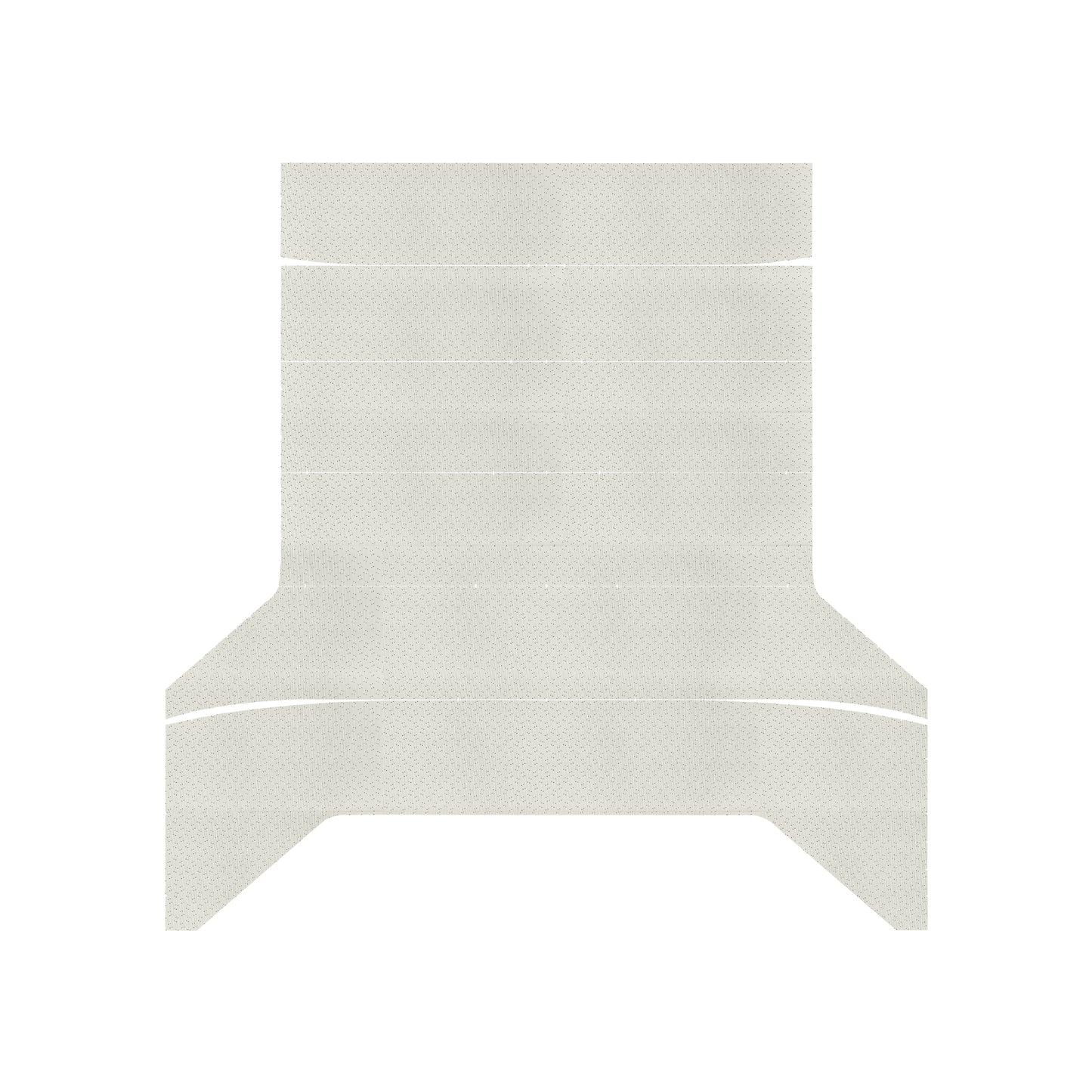 63 BELVEDERE/FURY/SPORT FURY HARDTOP HEADLINER (WEYMOUTH PERFORATED) - WHITE